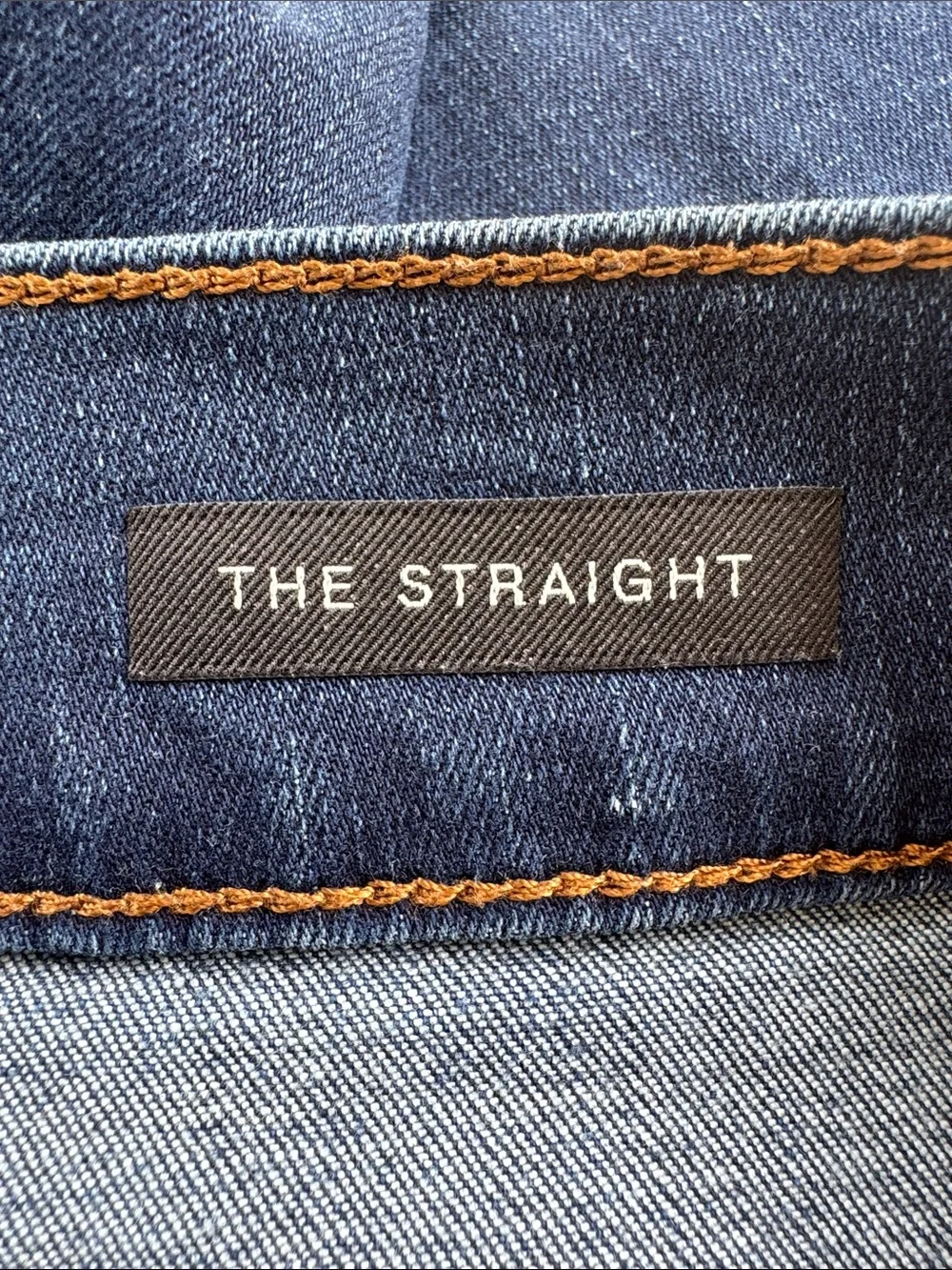 7 for all mankind The Straight men’s dark wash five pocket denim jeans size 34
